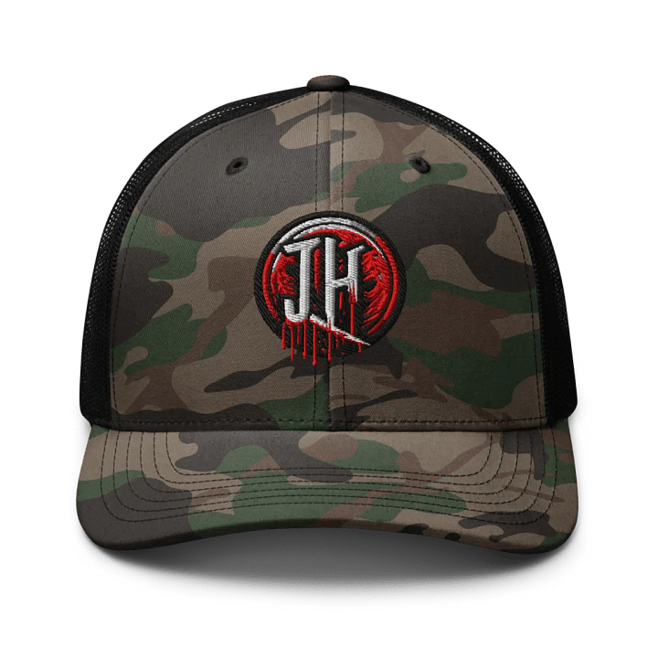 Camo Trucker 3D Puff Cap product image (2)