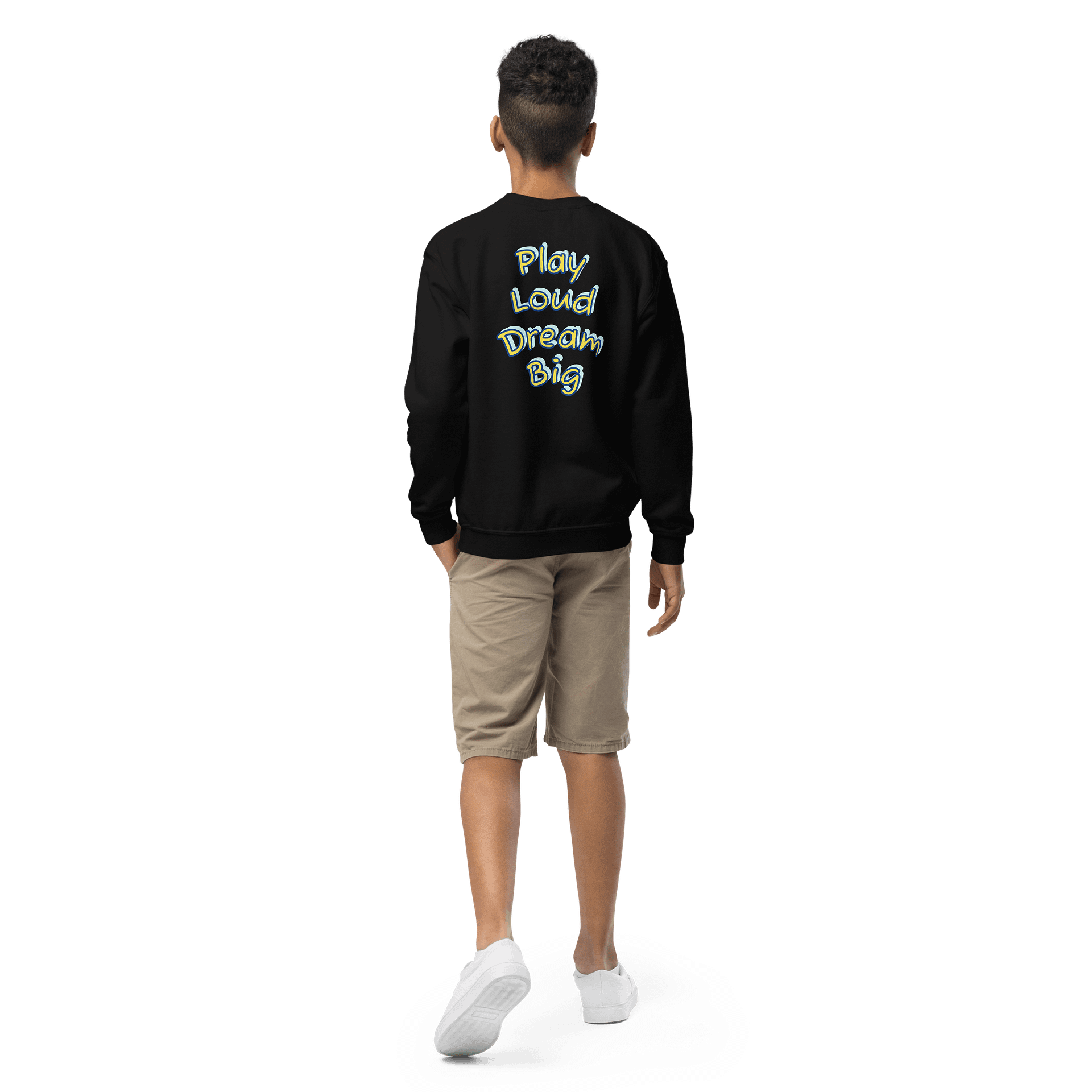 Helen Clarke "Play Loud Dream Big" Kid's Sweatshirt product image (2)