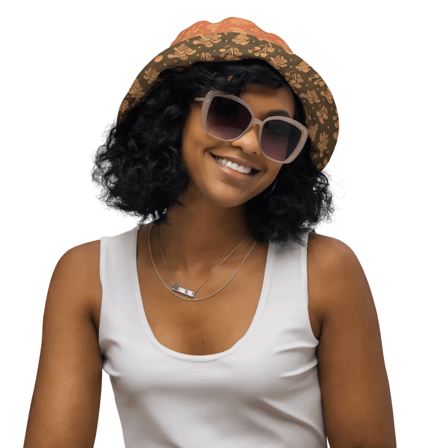 Mushroom Cluster Reversible Bucket Hat product image (6)