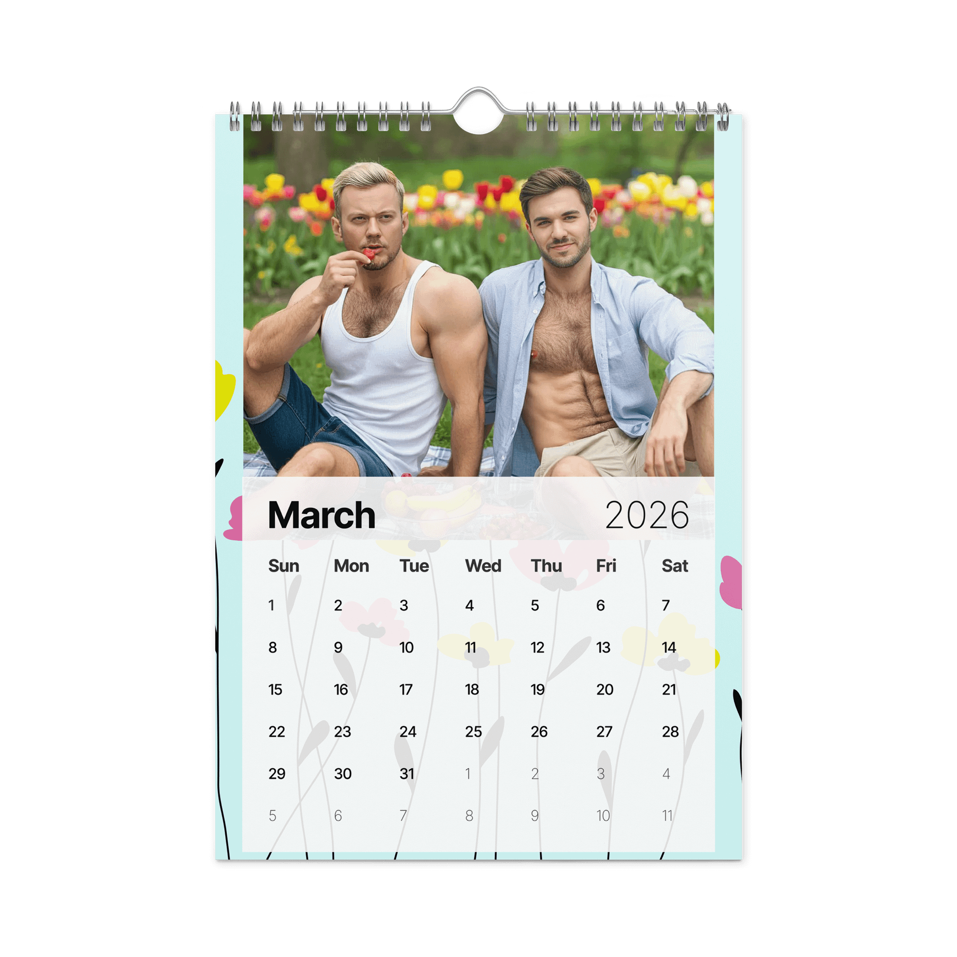 2026 AI HUNK HBS CALENDAR product image (9)