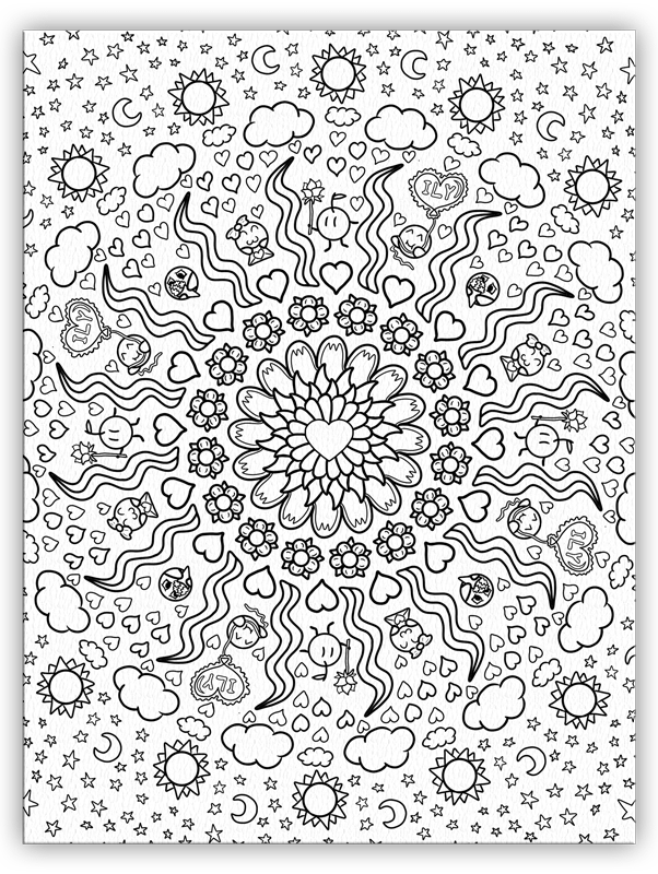 Dango Valentines - Coloring page product image (2)