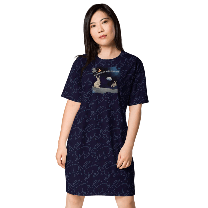 KC, Bunnies on the Moon, Tee Dress product image (1)