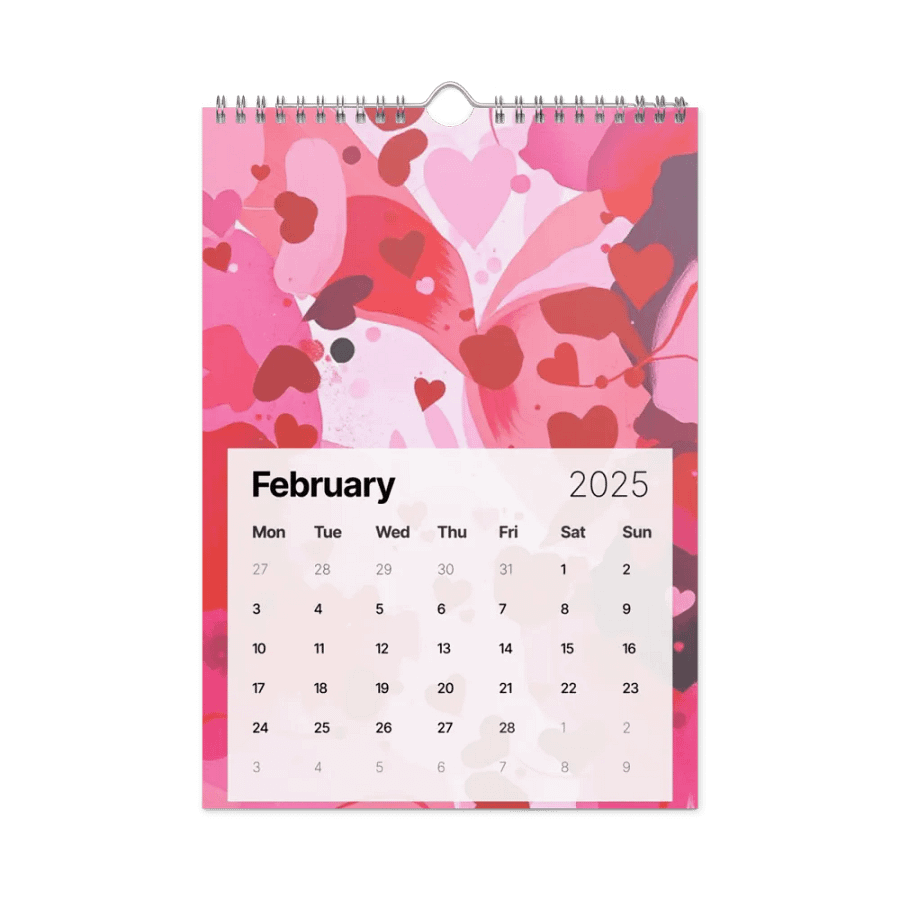 ART ABSTRACT WALL CALENDAR 2025 product image (5)