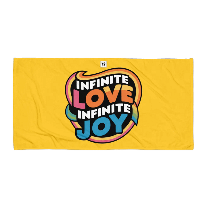 Infinite Love Infinite Joy Towel product image (1)
