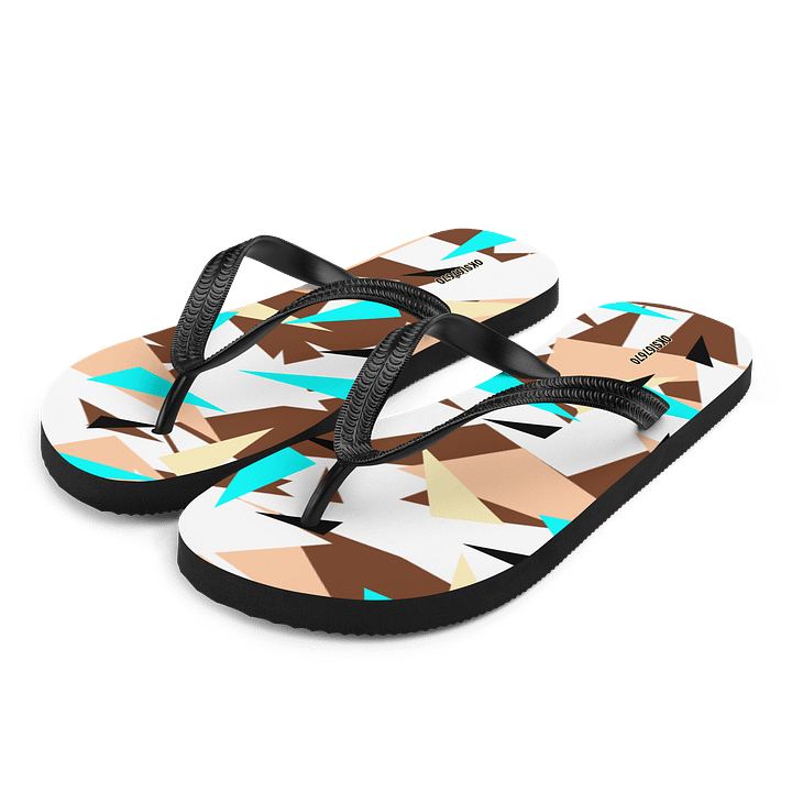 Geometric Bliss Flip-Flops product image (1)