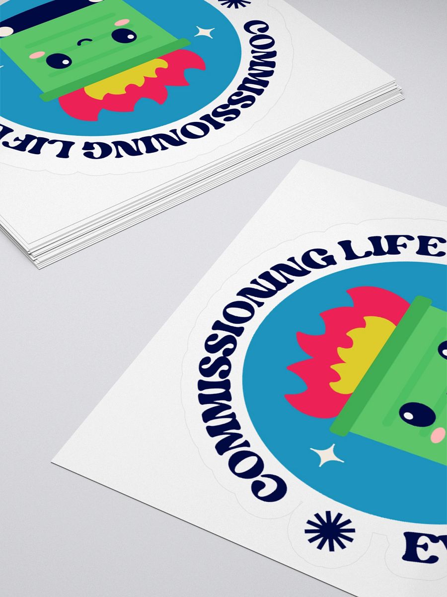 Commissioning Life Sticker product image (4)
