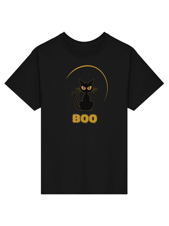 BOO: Moonlit Black Kitty - UNISEX T-SHIRT product image (1)