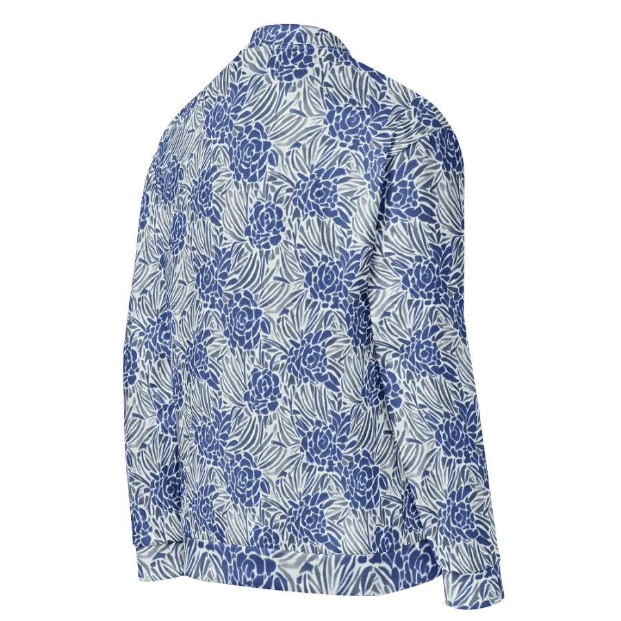Blue Roses Bomber Jacket product image (4)