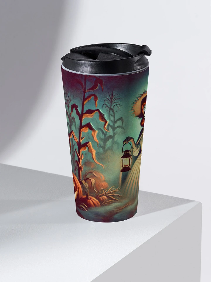 Scary Scarecrow Halloween Stainless Steel Travel Mug product image (2)