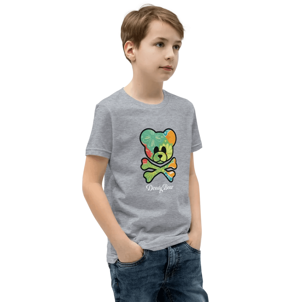 Deady Bear Floral Design Youth T-Shirt product image (43)