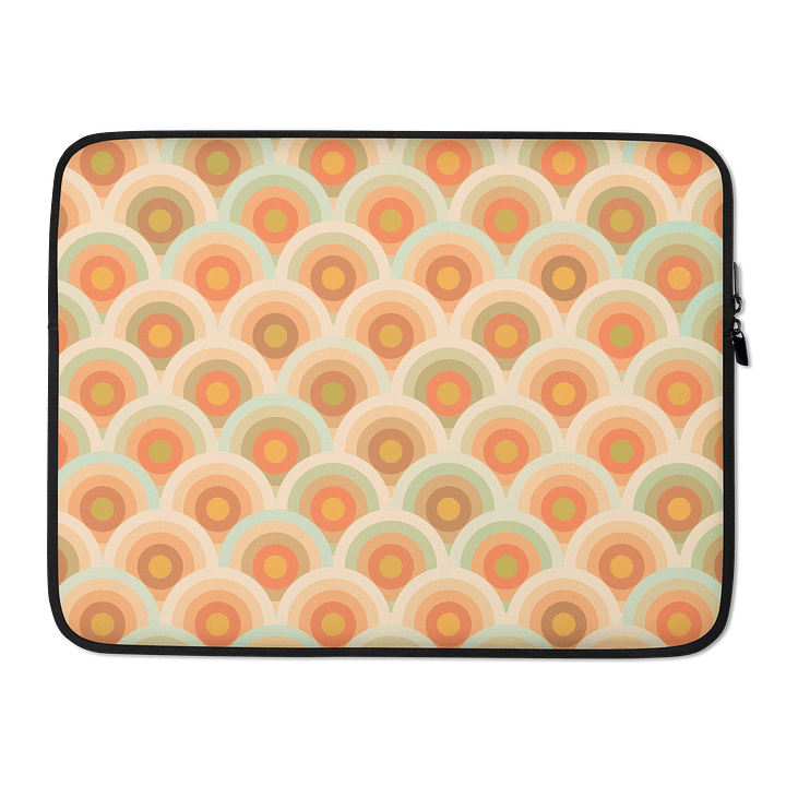 Retro Scalloped Laptop Sleeve product image (2)