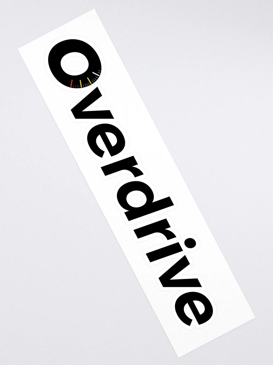 BIG overdrive kiss cut sticker product image (2)