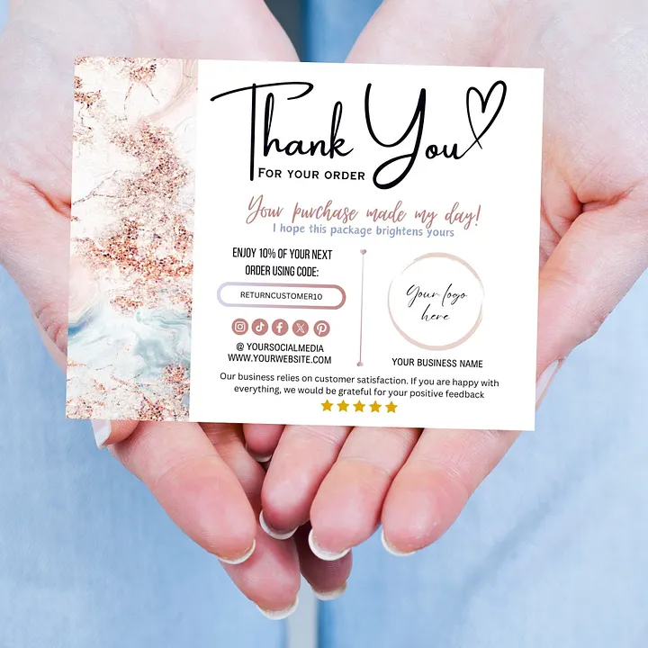 Roseanne - Thank You Card Template product image (2)