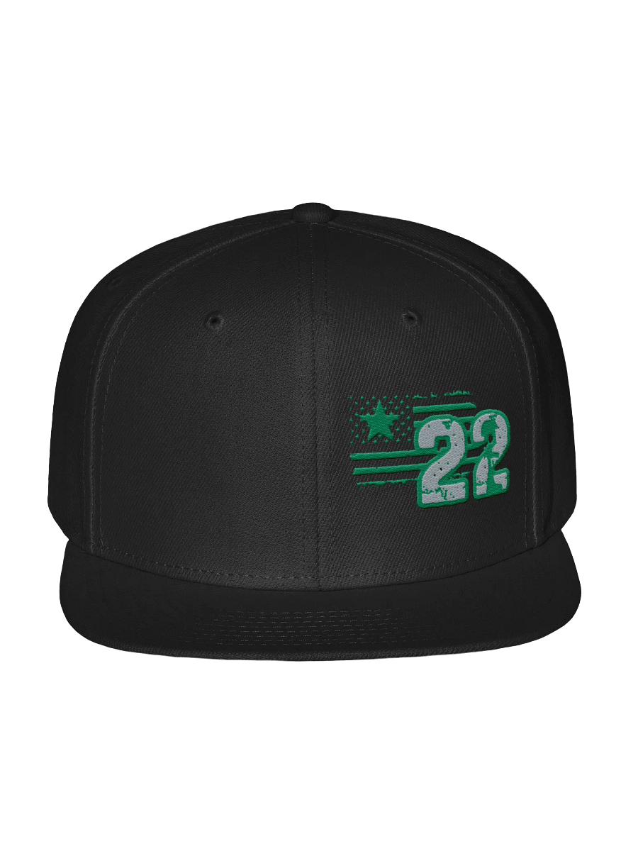 GREEN STAR FITTED HAT product image (1)