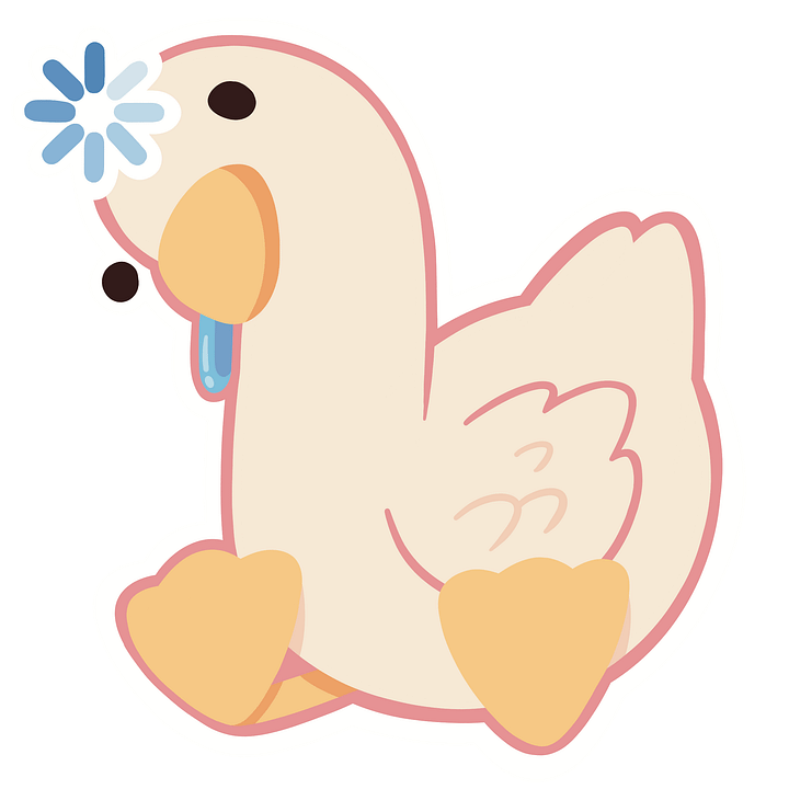 Buffering Goose Sticker product image (1)