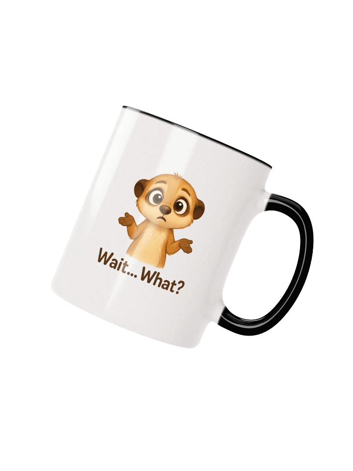 Puzzled Meerkat Ceramic Mug product image (7)