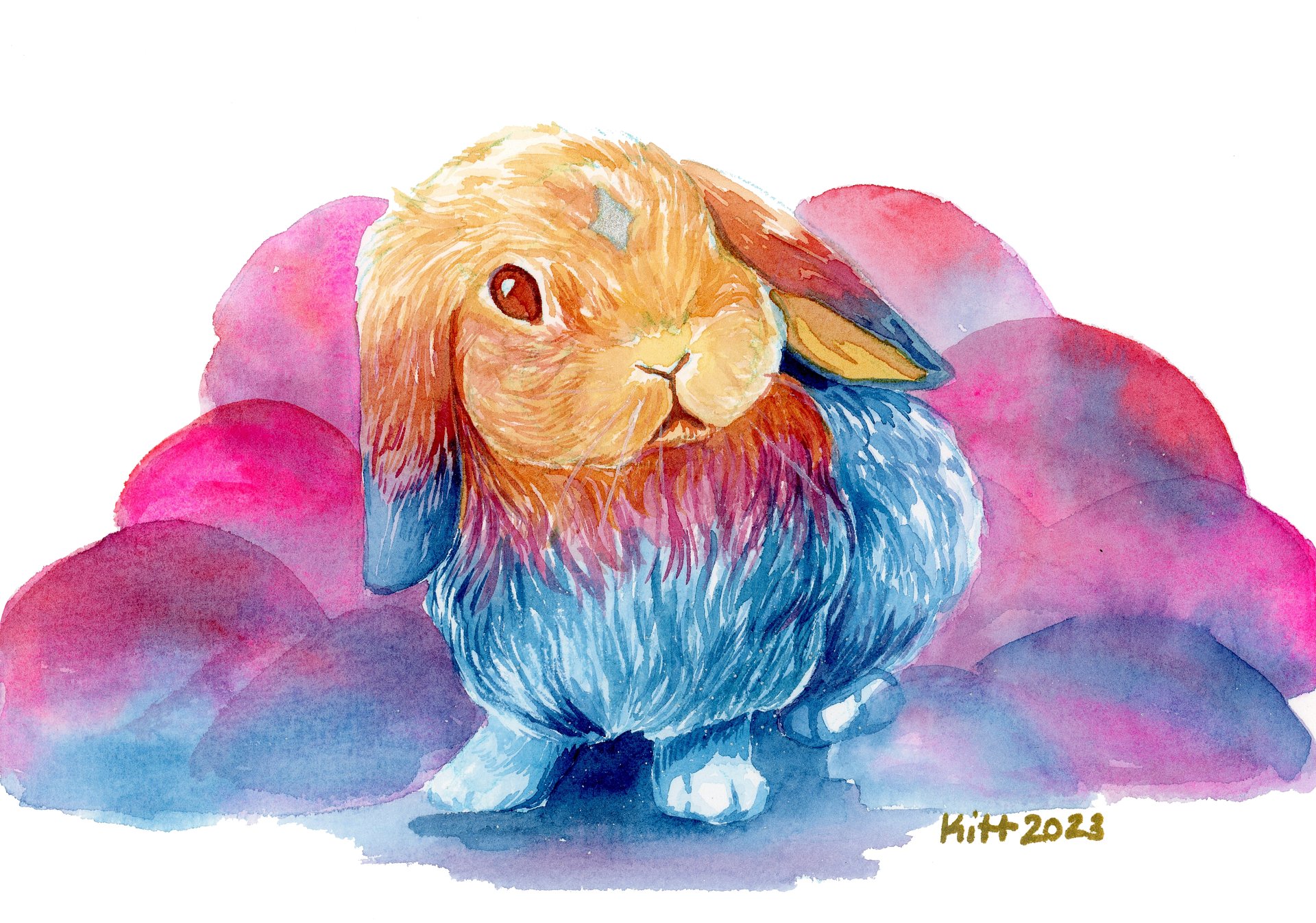 Cosmic Bun Star 7x5in Print product image (1)