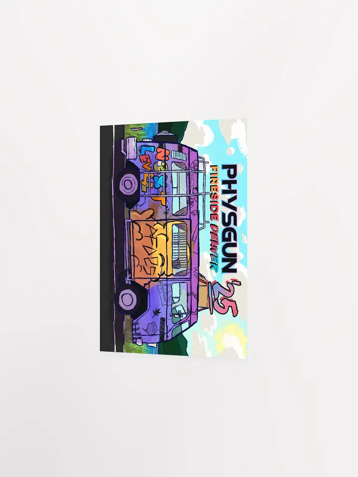Physgun Fireside Denver 2025 LAN Poster - Graffiti'd Van product image (2)