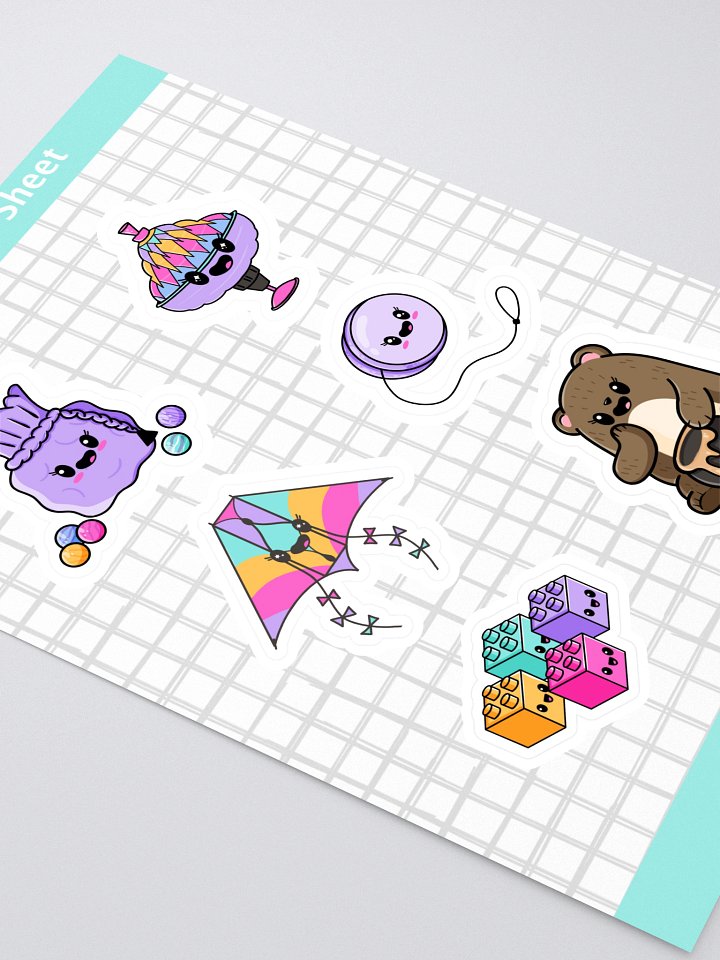 Toys Sticker Sheet product image (2)
