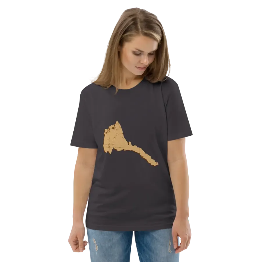 Vintage Eritrea Map Organic Tee product image (140)