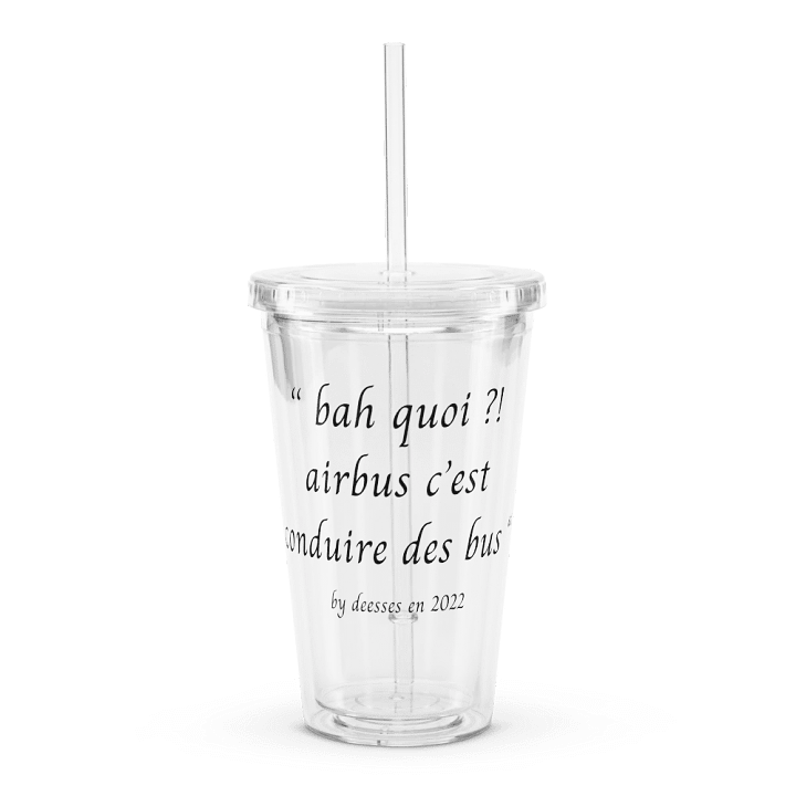Crystal Clear Double Wall Tumbler ( bus) product image (1)