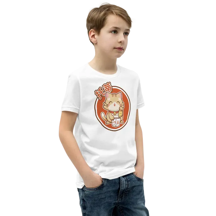 Toti Lucky Cat Youth Shirt product image (22)