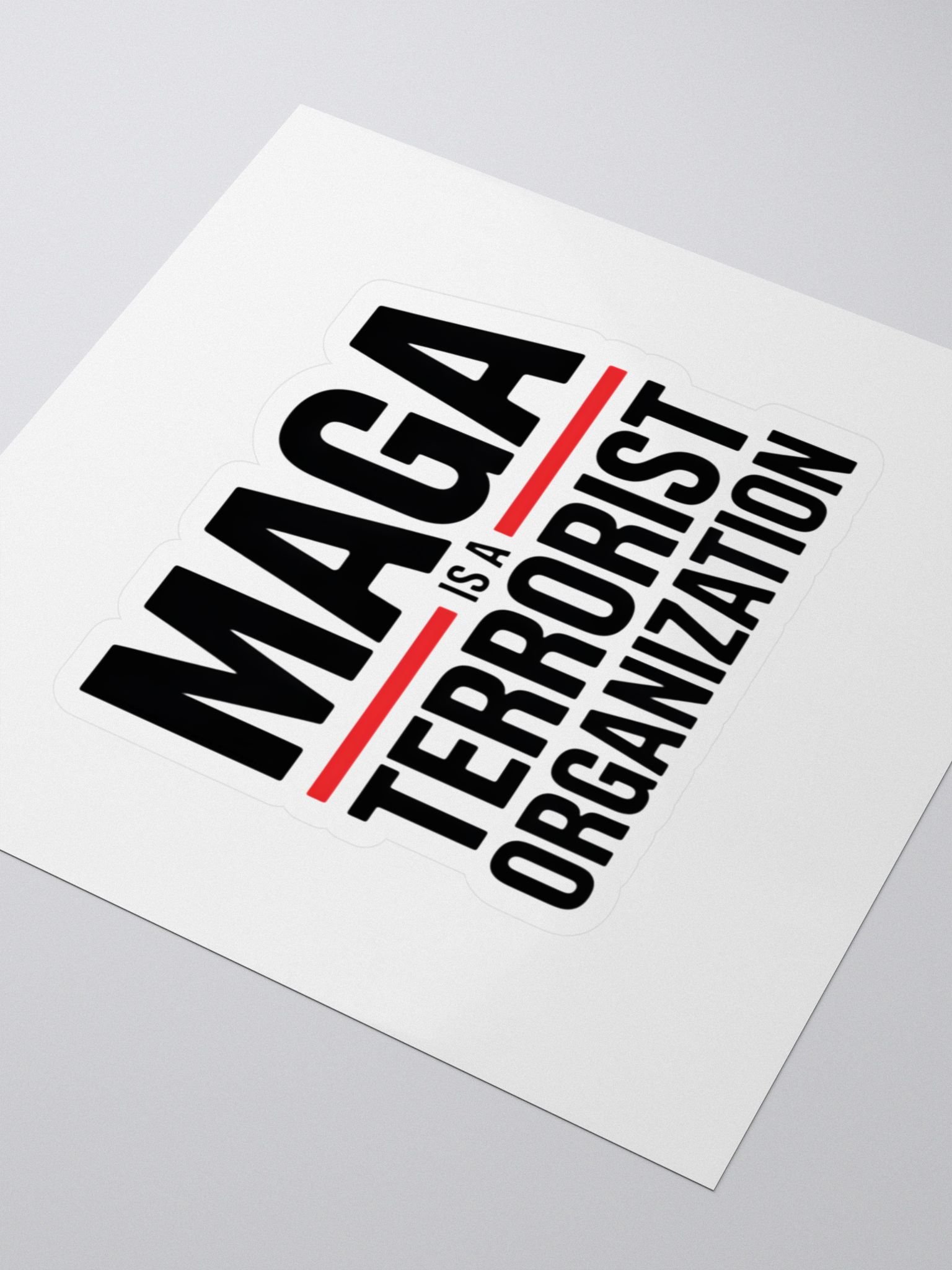 MAGA is a Terrorist Kiss Cut Stickers product image (3)