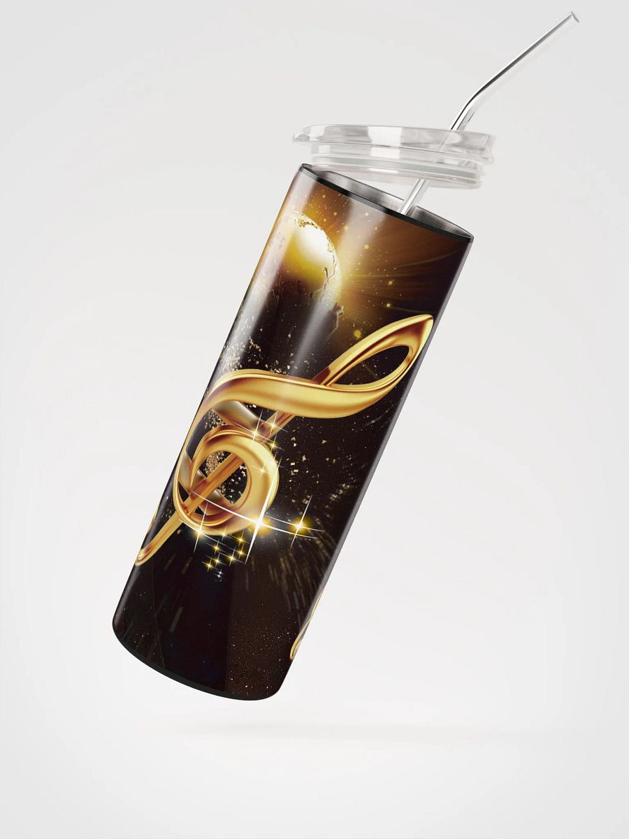 3D Golden Music Tumbler product image (3)