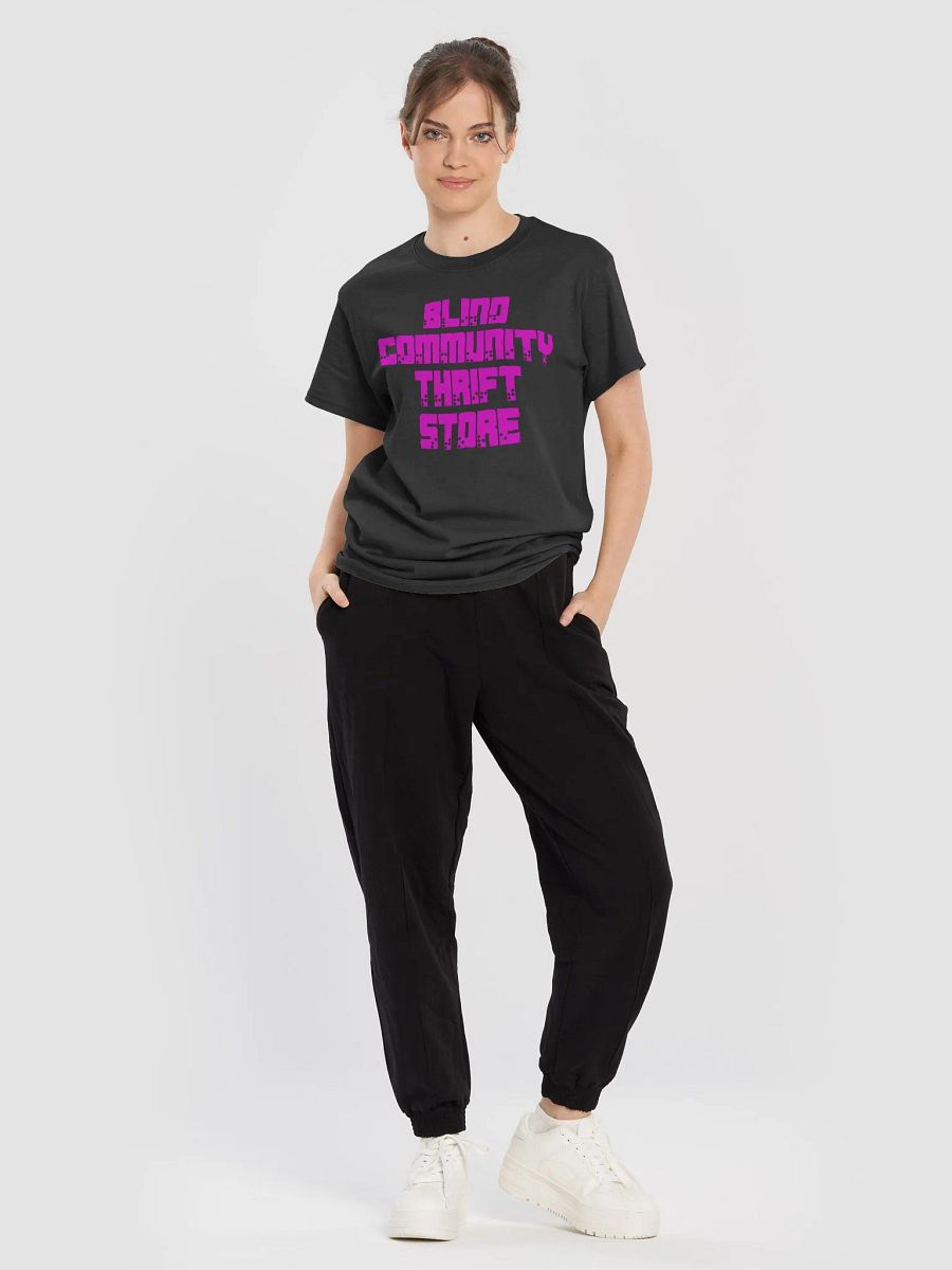 T Shirt Pink Braille Logo 2 product image (5)