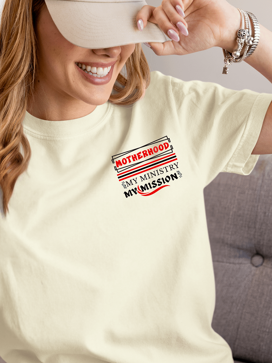 Motherhood Vibes, Comfort Colors T-shirt. product image (1)