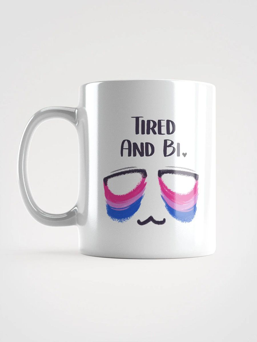 Tired and Bi - Pride Flag Ceramic Mug product image (6)