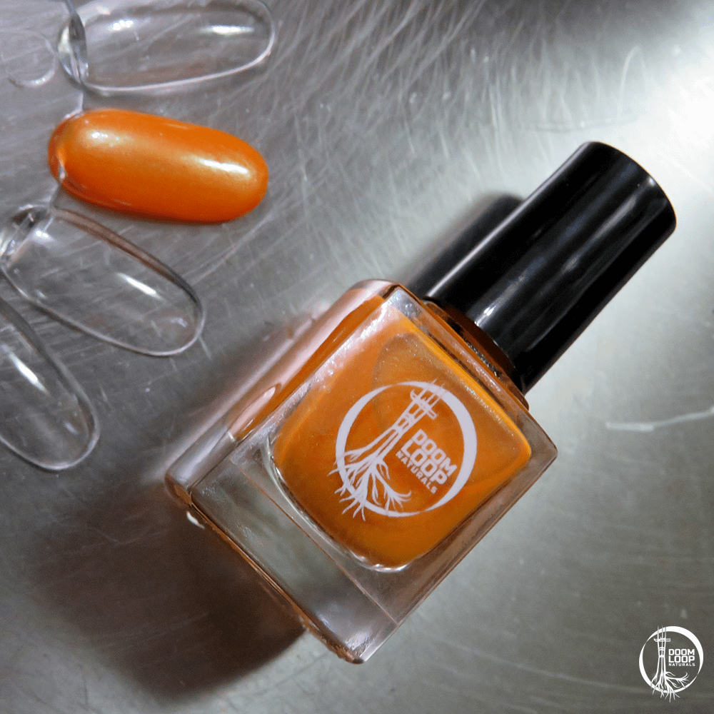 A SYMPHONY IN ORANGE - Obnoxious Tariff Orange Subtle Greenish Yellow Shimmer product image (6)