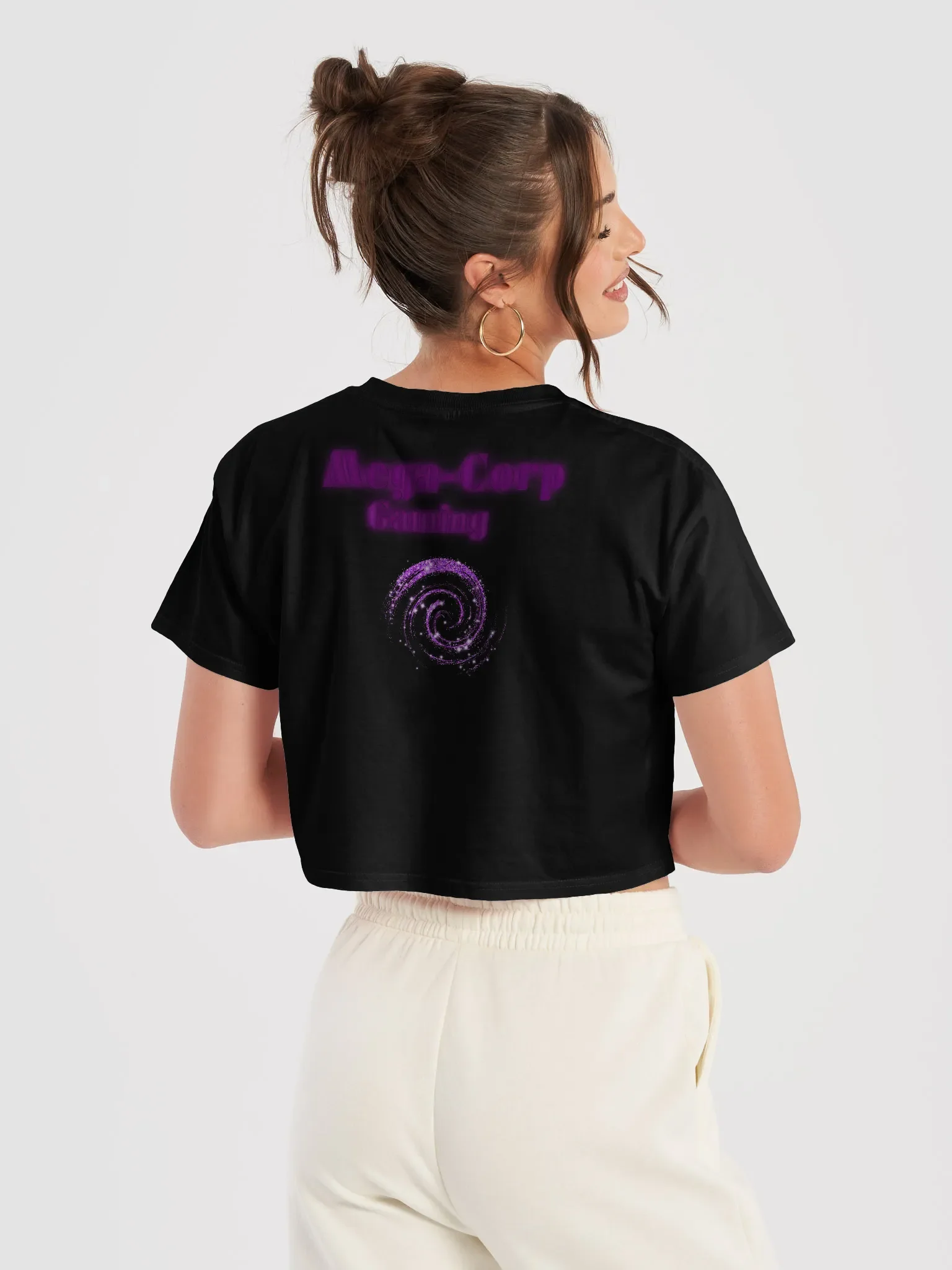 Glitter Spiral Women's Crop Top product image (7)