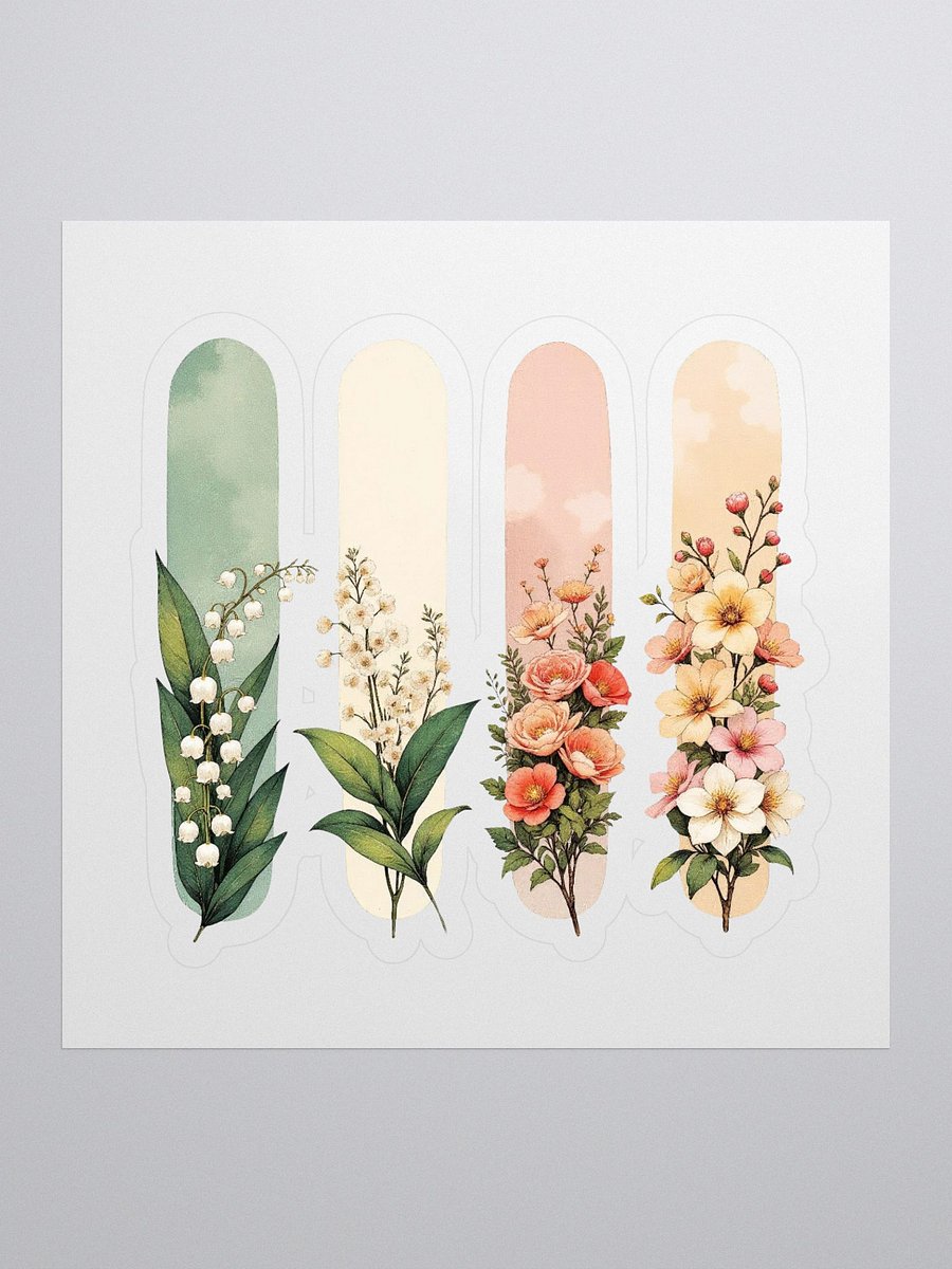 Floral Fantasy Kiss Cut Stickers Set product image (1)