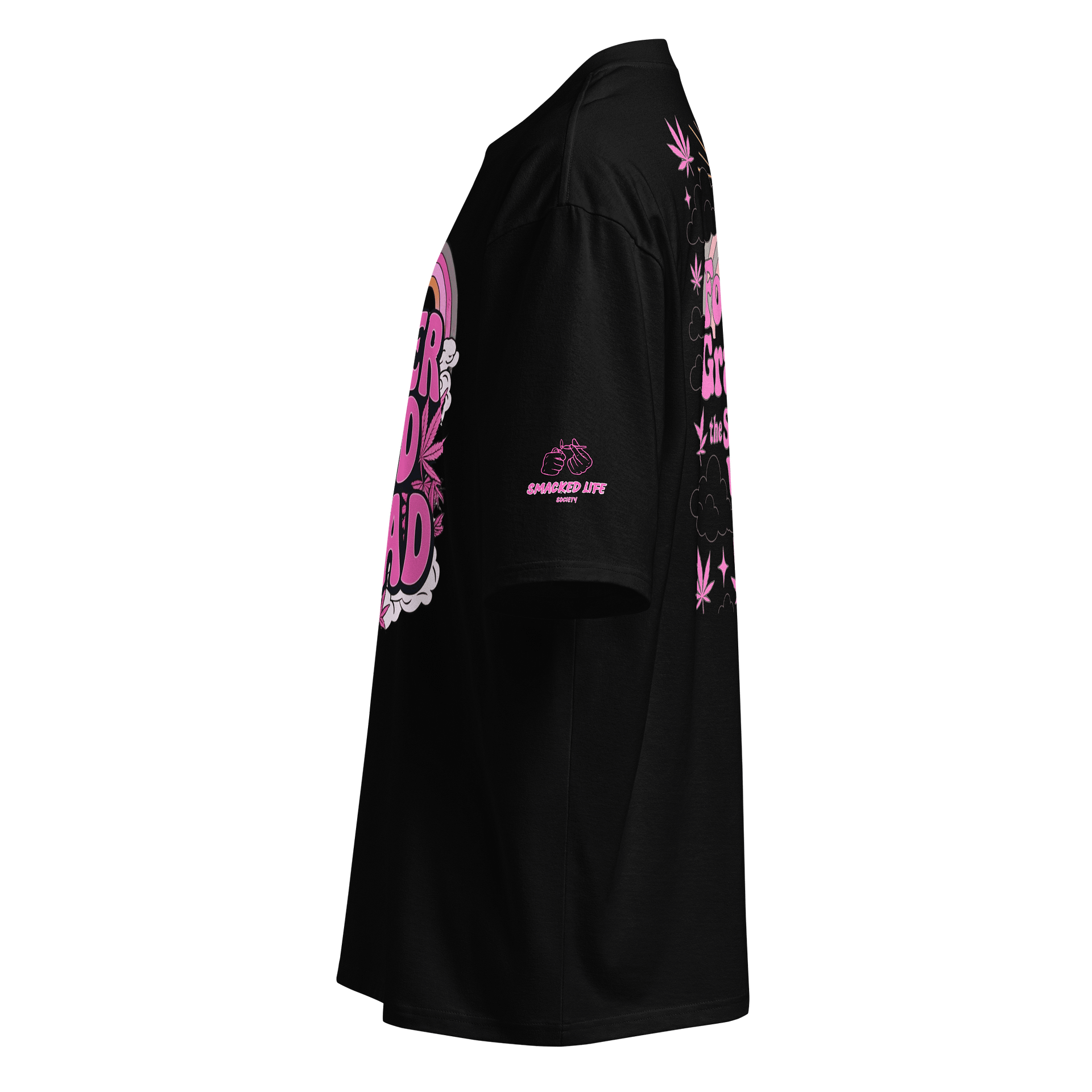 Oversized “Better Weed Ahead” Tee – Forever Grateful, the Smacked Way product image (4)