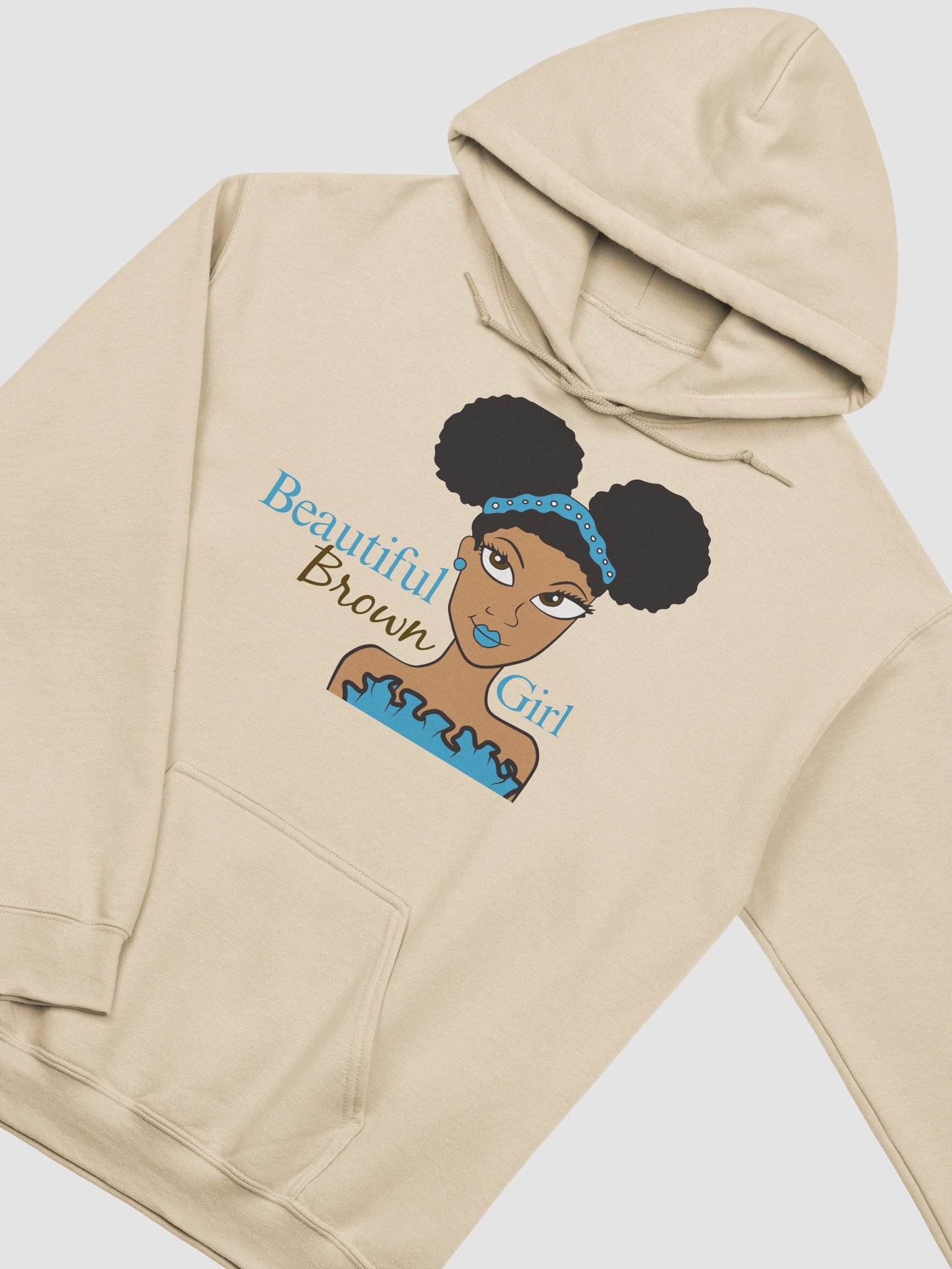 Caramel Beautiful Brown Girl Hoodie product image (4)