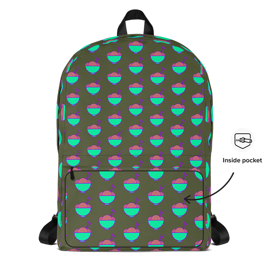 Noodle Crew Backpack! (Green) product image (5)