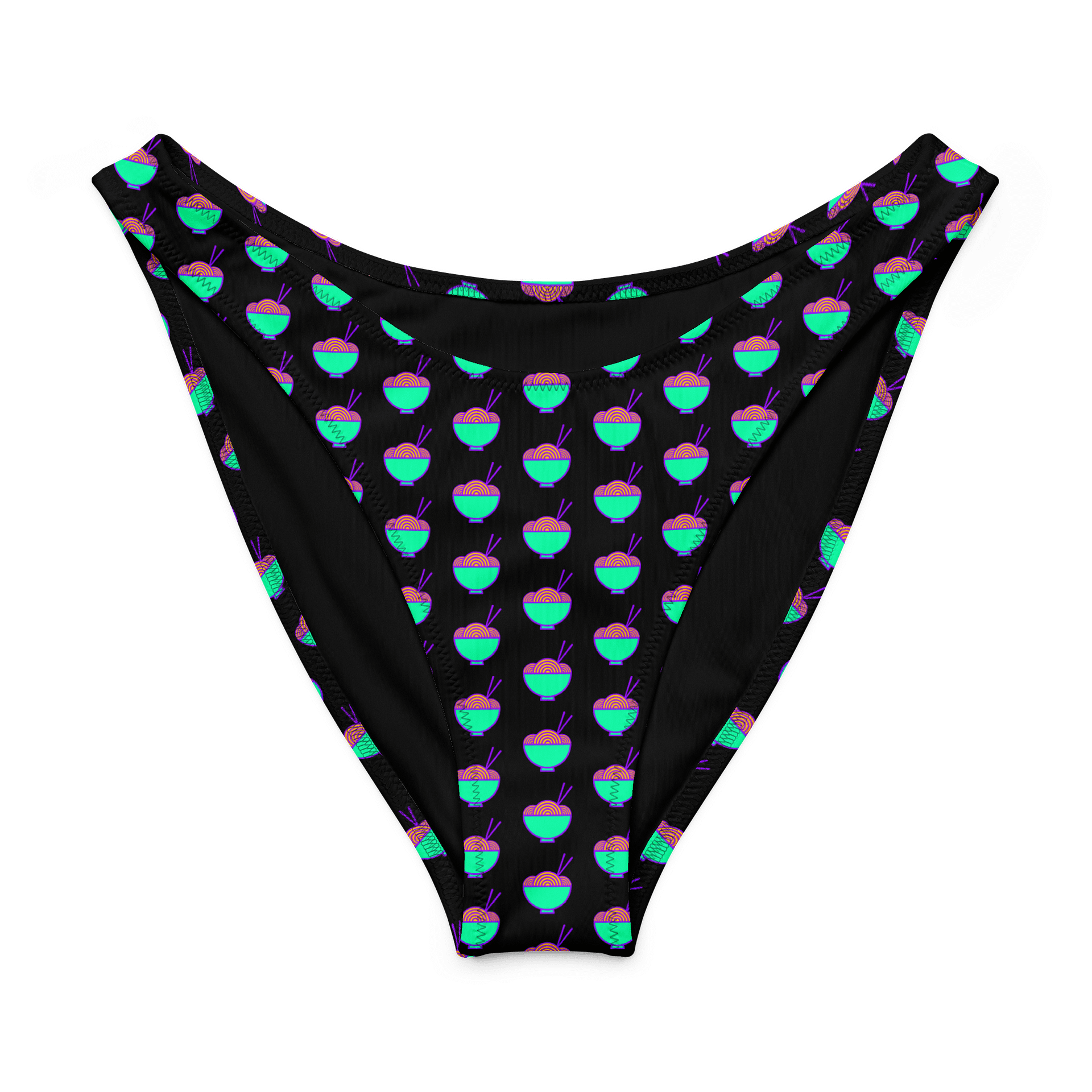 Noodle Crew Bikini Bottoms! (Black) product image (8)