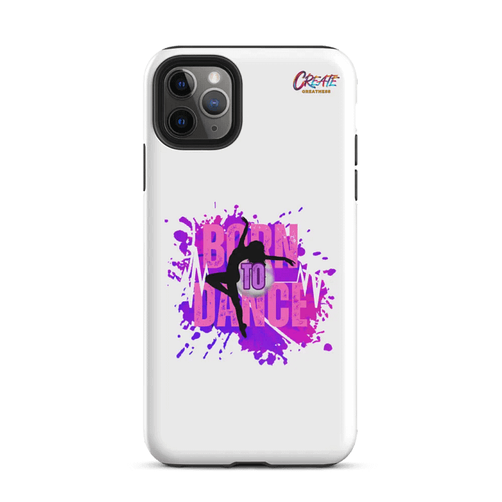 Soundwave Born to Dance Her Silhouette iPhone® Tough Case product image (2)