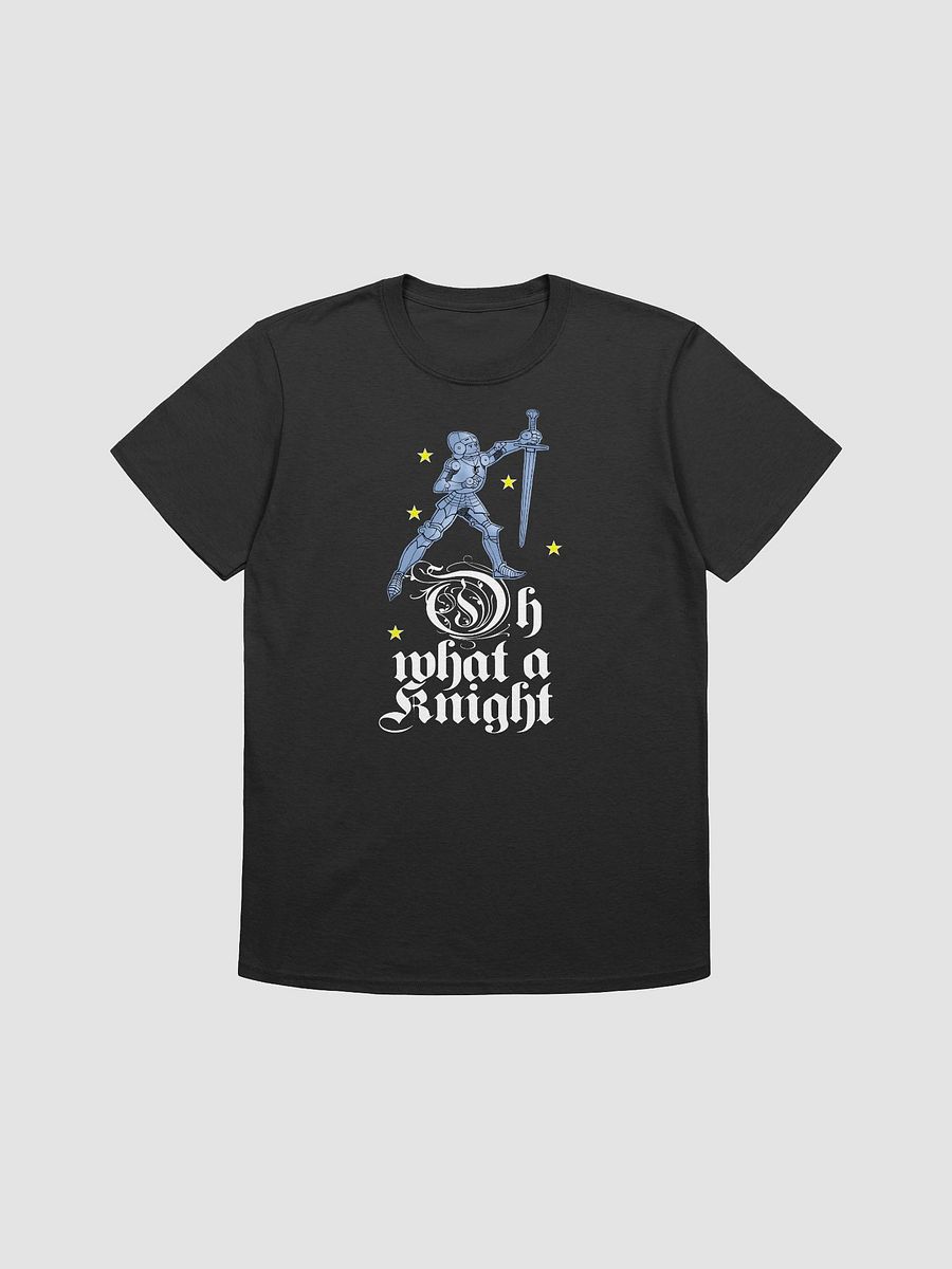 Oh what a knight: Fun medieval woodcut style T-shirt product image (3)