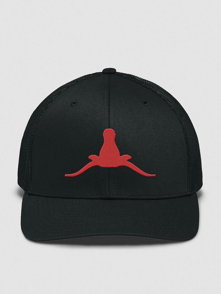Richardson Red Horns Down Trucker Cap product image (4)
