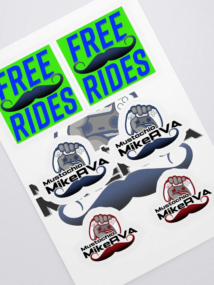 MustachioMikeRVA Sticker Pack 1 product image (1)