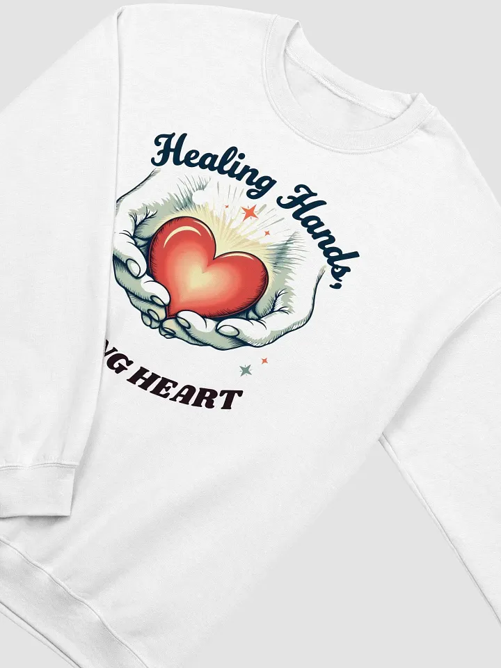 Healing Hands & Caring Heart Crewneck Sweatshirt product image (12)
