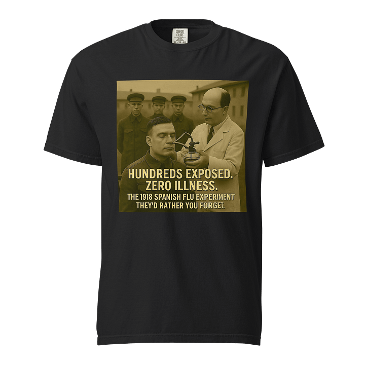 1918 Spanish Flu Experiment Vintage T-Shirt product image (1)
