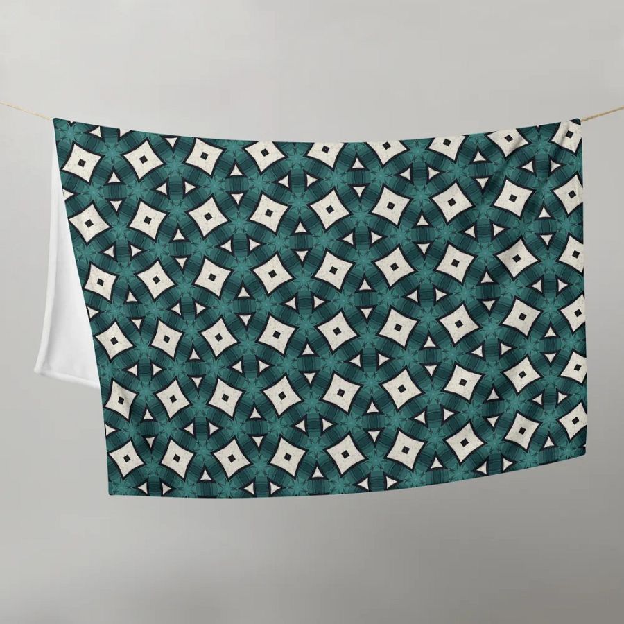 Geometric Shapes Throw Blanket product image (1)
