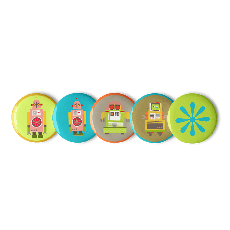 Copy of Atomic Robot Party - Button Pins product image (4)