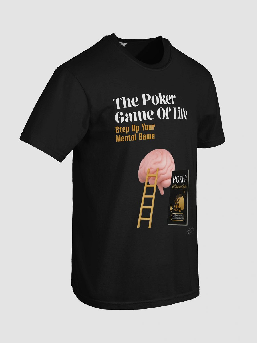 "Step up your mental game" Comfort Tee (White Text) product image (7)