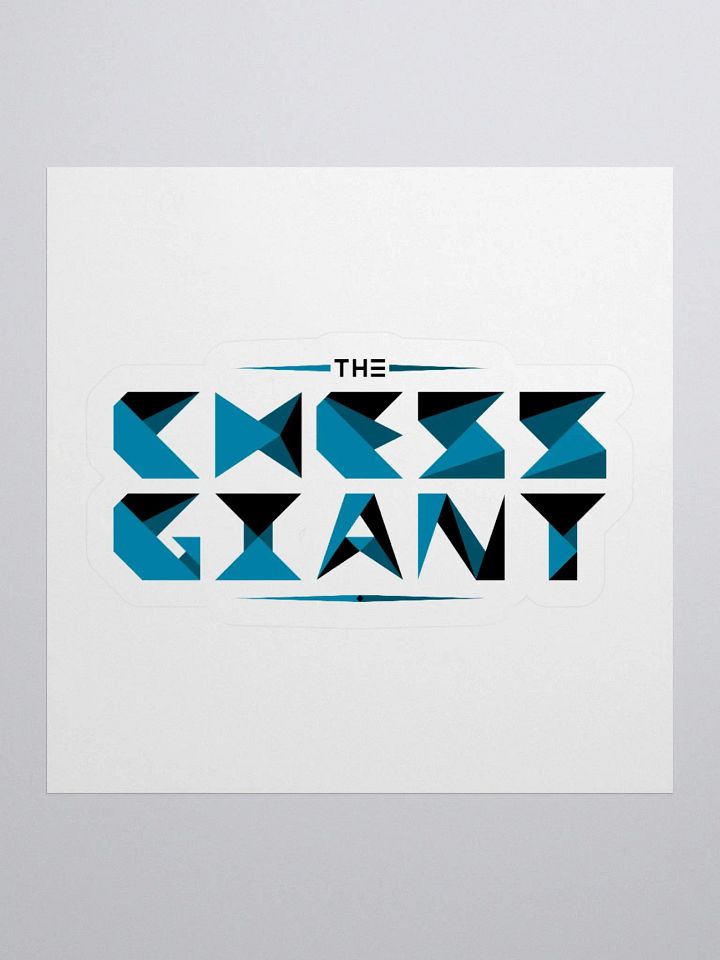 The Chess Giant logo sticker product image (2)