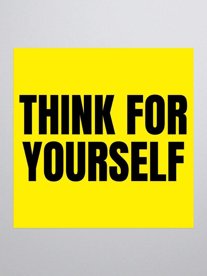 Think For Yourself - Sticker product image (1)
