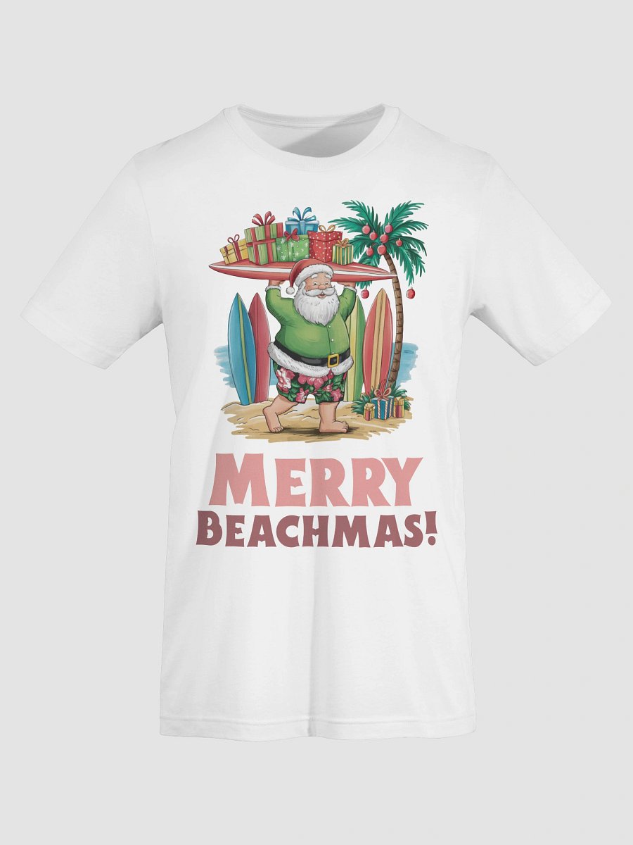 Santa's Surfing Beachmas T-Shirt product image (8)